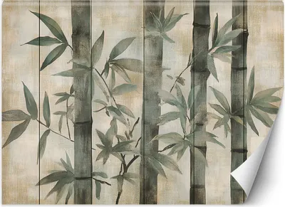 Produktbild von Vlies fototapete Bambus Grautöne 250x175 cm Feeby Beige inkl. Kleber einfache Montage