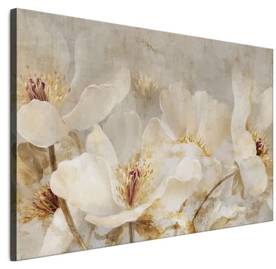 Image de LUMASOUL, tableau mural pour salon, impression sur toile, motif floral, 14 120x80 cm, composition en une pièce, idéal pour chambre, couloir, bureau et cuisine, motif photographique moderne