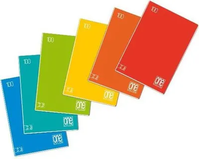 Produktbild von Blasetti One Color MAXI Notizbuch A4 25 Blätter Mehrfarbig