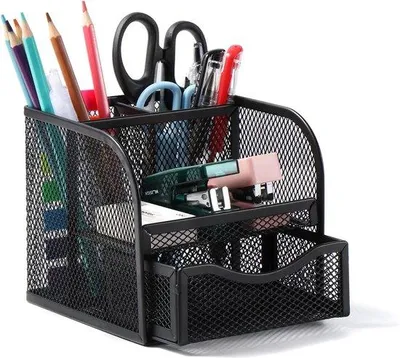 Produktbild von Famanu Aufbewahrungsbox für den Schreibtisch - mit 4 Fächern und Schublade