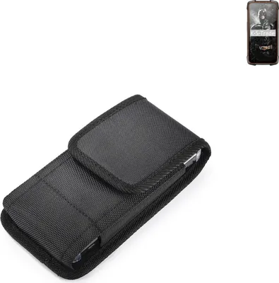 Produktbild von Holster Gürteltasche kompatibel mit Cubot KingKong 5 Pro Holster Gürtel Tasche wasserabweisend Handy Hülle Schutz Hülle Outdoor schwarz K-S-Trade