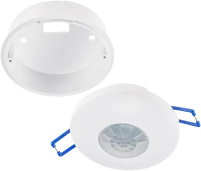 Produktbild von Decken-Einbau-Bewegungsmelder 360° PIR LED geeignet 8m Detektion 83x48mm