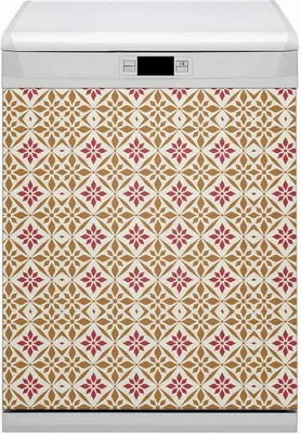 Produktbild von Magnete  Dekorative Magnet Folie für Geschirrspüler 60x80 cm Küche  - Blumenmuster
