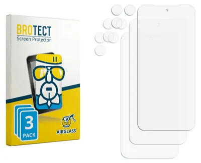 Produktbild von 3x BROTECT Schutzglas für Fairphone 6 (Display+Kamera) Schutzfolie Panzer Folie Glas Display Schutz klar