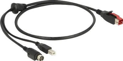 Obrázek produktu pro DeLOCK 85487, 1 m, USB B, USB 2.0, 0,48 Gbit/s, Černá