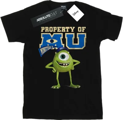 Produktbild von Disney - "Monsters University Property Of MU" T-Shirt für Damen BI48716 (XL) (Schwarz)