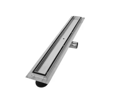 Produktbild von VILSTEIN Duschrinne 50cm, Edelstahl Bodenablauf Komplettset, extra flach, Siphon mit Geruchsstop, Haarsieb - Befliesbar