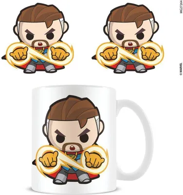 Produktbild von Doctor Strange - Kaffeebecher "Kawaii" PM4783 (Einheitsgröße) (Weiß)