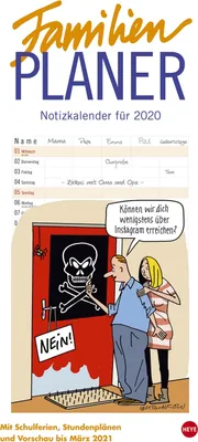 Productafbeelding van HEYE 1588 Familieplanner - 21 x 45 cm, met 5 kolommen