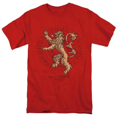 Produktbild von Game of Thrones - "Lannister Burst" T-Shirt für Herren/Damen Uni TV39228 (3XL) (Rot)