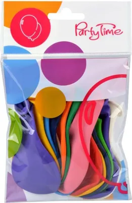 Obrázek produktu pro Latexové balónky - mix barev - pastelové - 15 ks - 23 cm