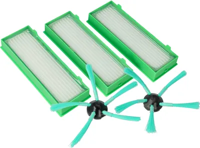 Produktbild von vhbw 5-tlg. Wartungskit kompatibel mit Vorwerk Kobold VR300, VR-300, VR-200, VR200 Staubsauger - HEPA-Filter, Seitenbürste