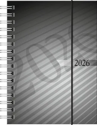 Produktbild von rido/idé 7013102906 | Taschenkalender Mod. perfect/Technik I 2026 | A6, Kunststoff, anthrazit