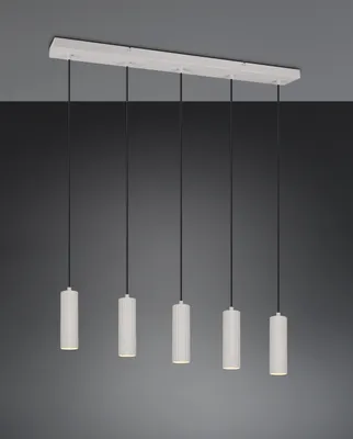 Image de Trio 367700576 Soka GU10 Lampe suspendue 5 fois ⌀5,5cm Grey chaud