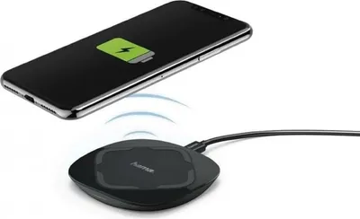 Immagine prodotto di Caricabatterie wireless di Hama - Ricarica wireless da 10W in nero