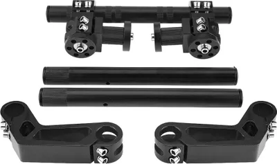 Image de 7/8 "22 mm réglable CNC -Motocyclette de direction pour 125 -cm3 -Dirtbike Noir