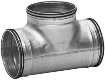 Productafbeelding van T-stuk 90 graden - Leidingverbinder - Verwarmingsbuizen - Dubbele afdichting - DN 160 mm - Metaal
