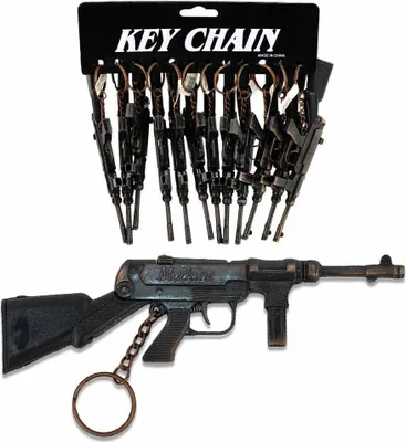 Produktbild von Schlüsselanhänger Gewehr mit Klickfunktion - ca. 16 cm