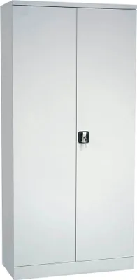 Produktbild von Gürkan Stahlschrank 109381 lichtgrau 4 Fachböden 92,0 x 50,0 x 195,0 cm, aufgebaut, 1 St.