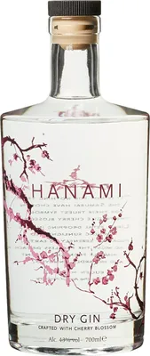 Produktbild von Hanami Dry Gin Crafted with Cherry Blossom | 43 % vol | 0,7 l