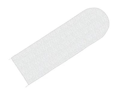 Produktbild von BÜGELBRETTBEZUG 126x43cm Dampfdurchlässig Bügeltischbezug Bügelbrett Bügeltisch Bezug 18 (Schwarz-Blaue Punkte)