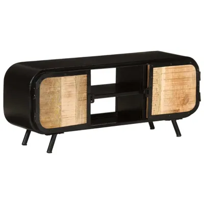 Zdjęcie produktu dla Szafka pod telewizor, 110x30x45 cm, surowe drewno mango
