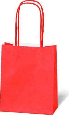 Produktbild von Tasche - Kraftpapier - 12x15x5,5 cm - BSB - rot