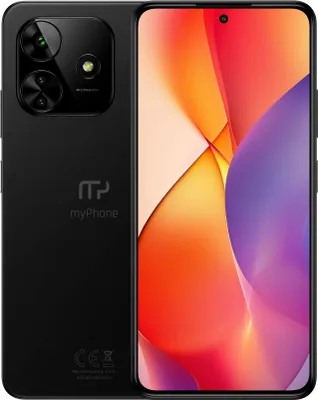 Obrázek produktu pro myPhone N23 | Plus | Cosmic black | 6.7 " | AMOLED | 1080 x 2412 pixels | Mediatek | G99 | Internal RAM 8 GB | 256 GB | microSD | Dual SIM | Nano SIM | 3G | 4G | Main camera resolution 64 MP | Secondary camera resolution 16 MP | Android | 1