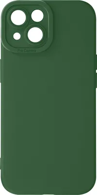 Obrázok produktu pre Avizar, silikónové puzdro SoftGlow pre Apple iPhone 13, chránený fotoaparát, zelené