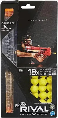 Zdjęcie produktu dla Nerf B1594, Uzupełnienie, 14 lat(a), 18 szt., Żółty