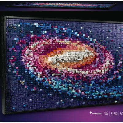 Image de LEGO Art Milky Way 31212 - Building Set for Adults, 3,091 Pieces, 3D Wall Art