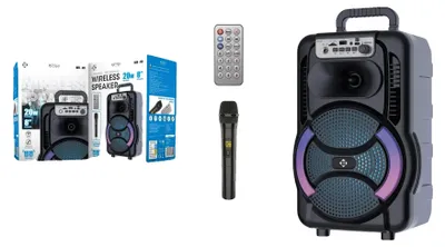 Produktbild von Bluetooth-Lautsprecher, tragbares Design, LED-Lichter, WR85