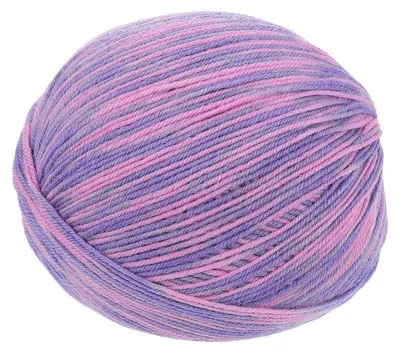 Obrázok produktu pre Priadza na háčkovanie, 100% vlna, fialová, 100 g, 280 metrov, hrúbka 2 mm
