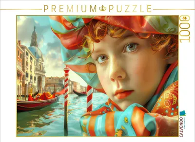Produktbild von CALVENDO Puzzle Venedig surreal | 1000 Teile Lege-Größe 64x48cm Foto-Puzzle für glückliche Stunden