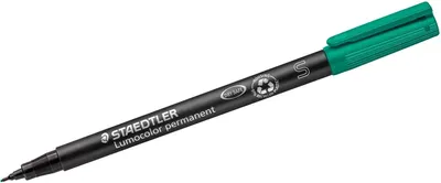 Zdjęcie produktu dla Staedtler Lumocolor 313, Zielony, Czarny, Zielony, Polipropylen (PP), 0,4 mm, 10 szt., Niemcy