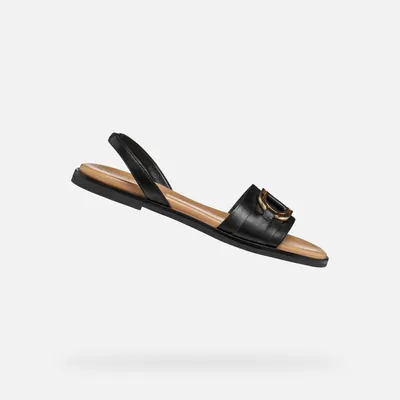 Produktbild von Geox Schwarze Damensandalen Naileen 37,5