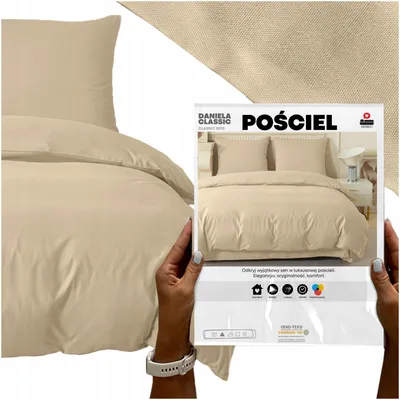 Produktbild von Łóżkoholicy Bettwäsche 200x220 Baumwolle mit Bettlaken und Kissenbezügen