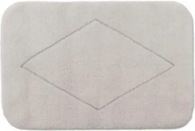 Produktbild von Rhomtuft Badteppich Raute abgerundet Farbe perlgrau Größe 80x160 cm