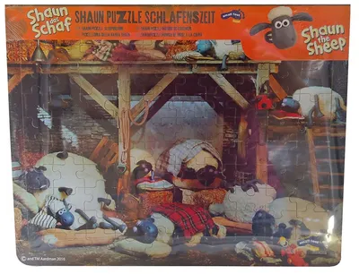 Productafbeelding van Shaun het Schaap puzzel "Bedtijd"