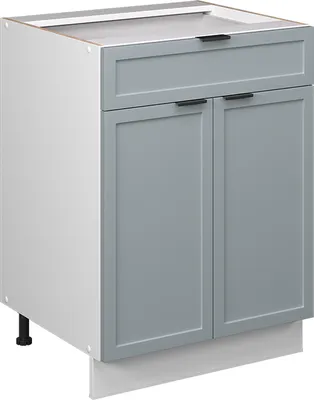 Image de Meuble cuisine Vicco Fame-Line Bleu clair-gris 60cm avec tiroir, sans PT, Model 50844