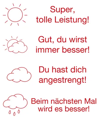 Produktbild von Set Siebdruck-Stempel 'Perpetuum' 4 in 1 'Sonne und Wolken'