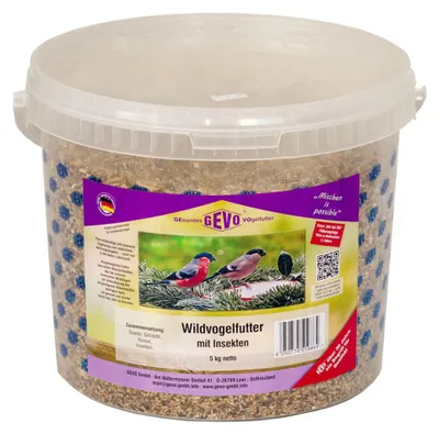 Artikelbild 1 von 'Wildvogelfutter mit Insekten (5 kg im Eimer)' aus der Kategorie Gartenvogelfutter