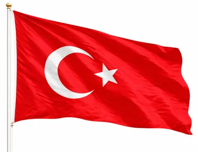 Produktbild von Türkei Flagge - WM 2026 Fahne - Fanartikel - strapahrzierfähiges Polyester & Metallösen (Türkei 90x150 cm)