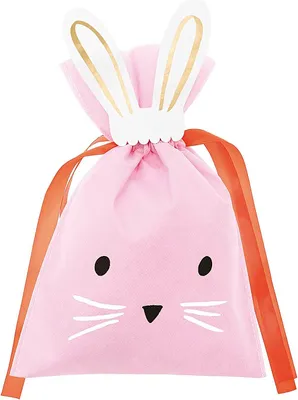 Produktbild von Geschenktüte Hase rosa 20x30cm