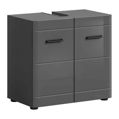 Produktbild von xonox.home Waschbeckenunterschrank Soft grau Nachbildung 60x56x34 cm
