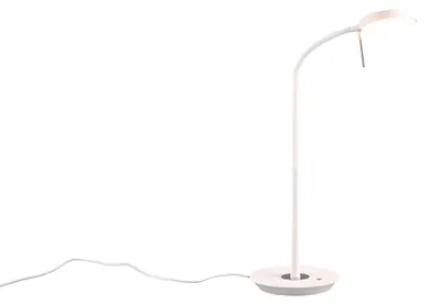 Obrázek produktu pro LED stolní lampa MONZA stmívatelná s ohebným ramenem, výška 57 cm, bílá