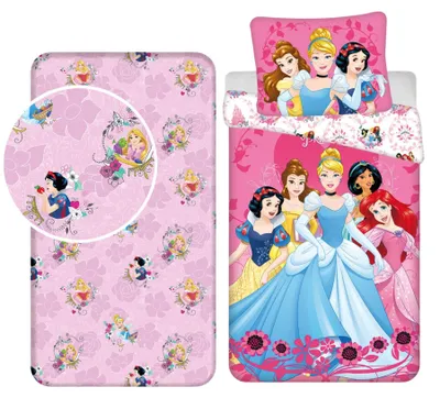 Produktbild von Prinzessin Bettbezug + Spannbetttuch - Rosa
