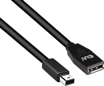 Imagen del producto de Club 3D CAC-1121 Club3D Kabel MiniDP 1.4 <-> DP 1.4 1m 8K60Hz St/Bu retail