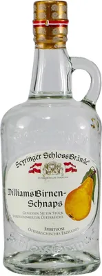 Obrázok produktu pre Seyringer Williams hruškový šnaps 35% 500ml