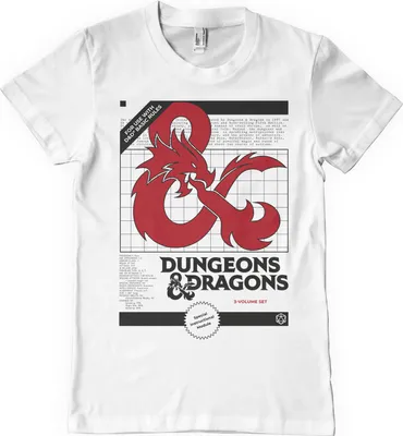 Produktbild von Dungeons & Dragons - 3 Volume Set T-Shirt - XX-Large - White